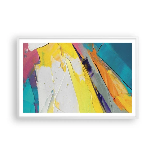 Poster în ramă albă - Anatomia luminii - 91x61 cm
