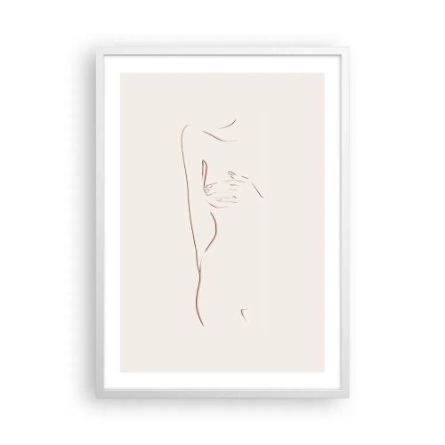 Poster în ramă albă - Forma dorinței - 50x70 cm