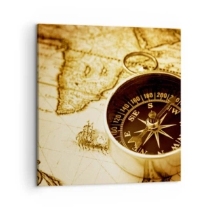 Tablou pe pânză - Est sau vest? - 50x50 cm