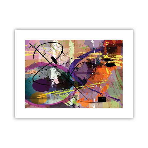 Poster - Poate fi drept sau de jur împrejur - 40x30 cm