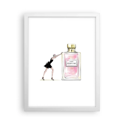 Poster în ramă albă - Esența feminității - 30x40 cm