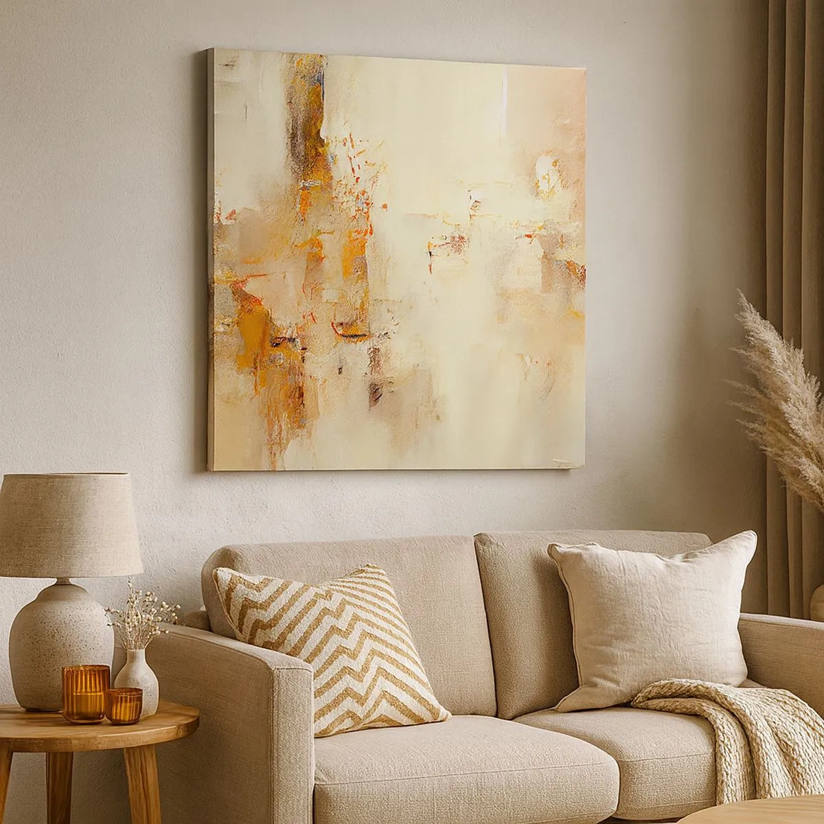 Tablou pe pânză - Sufletul de chihlimbar - 30x30 cm