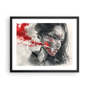 Poster în ramă neagră - În aburul absurdului - 50x40 cm