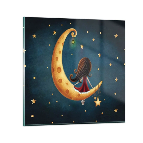 Tablou pe sticlă - A fost odată ca niciodată... - 50x50 cm