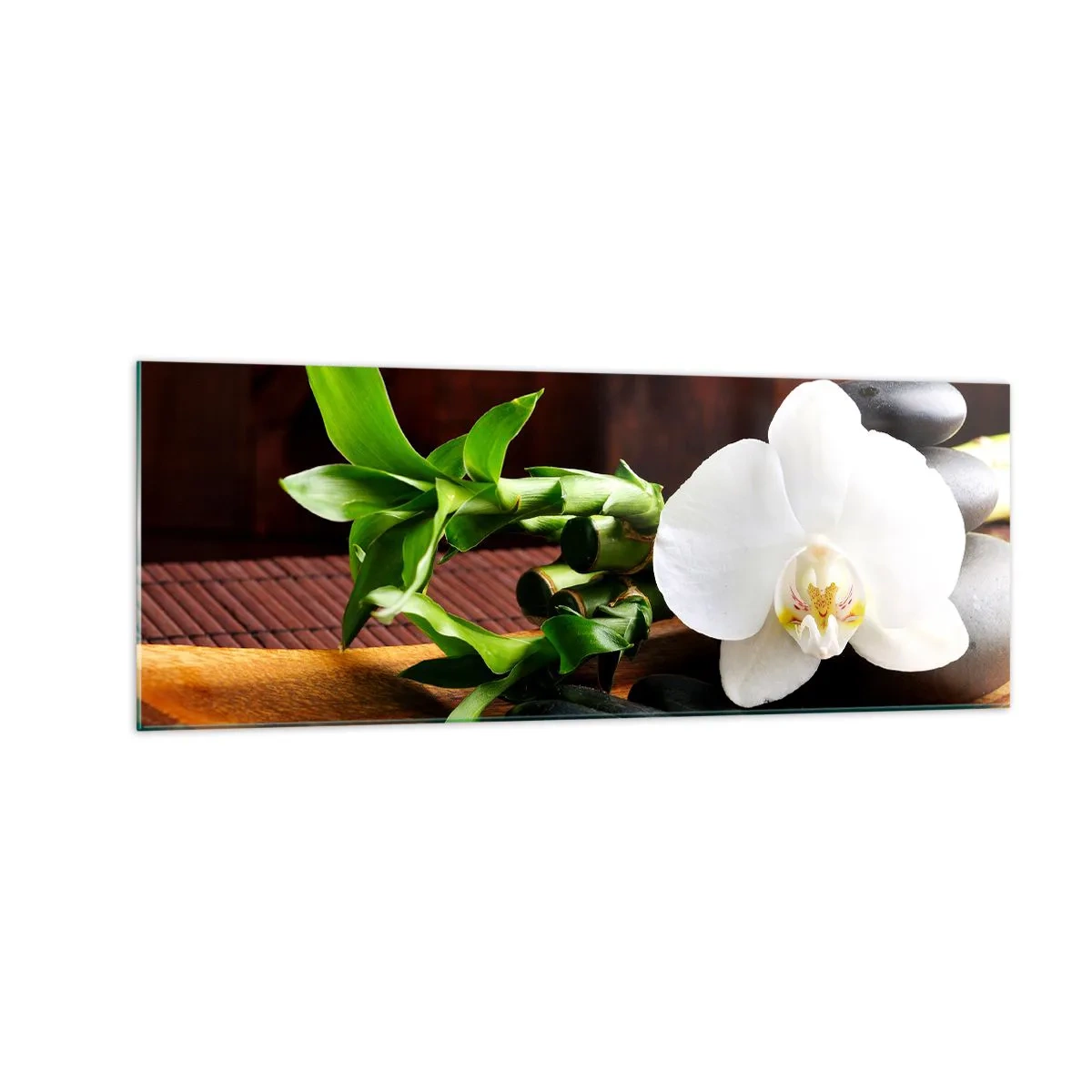 Tablou pe sticlă - Lasă natura să te atingă - 140x50 cm