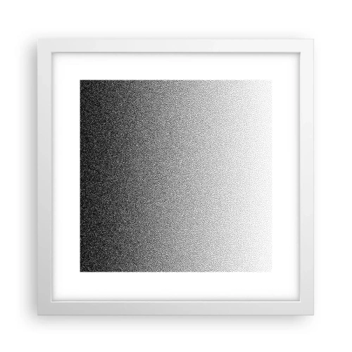 Poster în ramă albă - Spre lumină - 30x30 cm