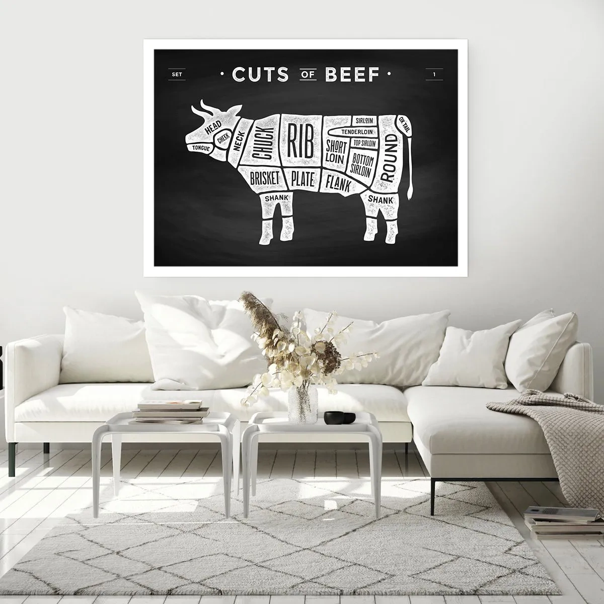 Poster - Abecedar de măcelar - 50x40 cm