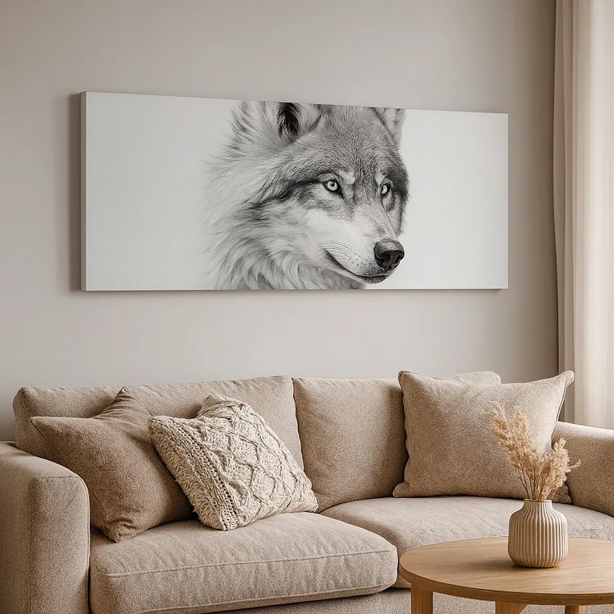 Tablou pe pânză - Alfa - fără îndoială - 30x30 cm