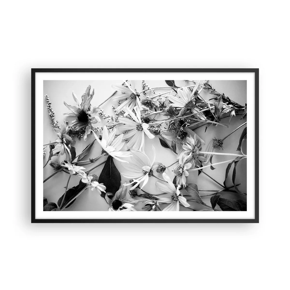 Poster în ramă neagră - Un altfel de buchet - 91x61 cm