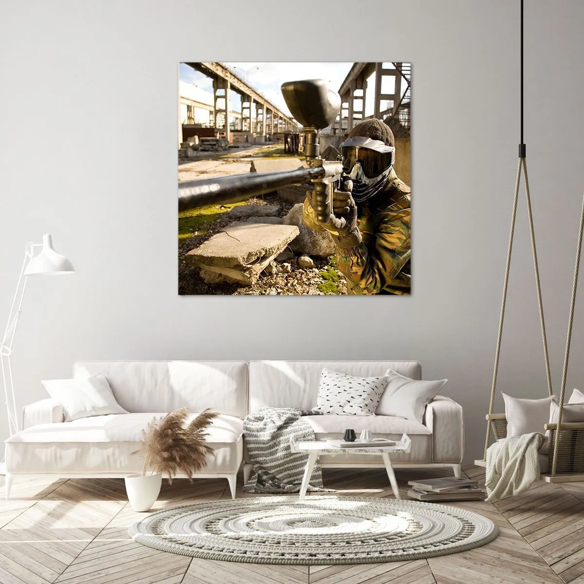 Tablou pe pânză - Și tu poți fi erou - 30x30 cm