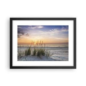 Poster în ramă neagră - Privește, gândește, simte - 40x30 cm