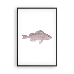 Poster în ramă neagră - Pește cu ochi mari - 61x91 cm
