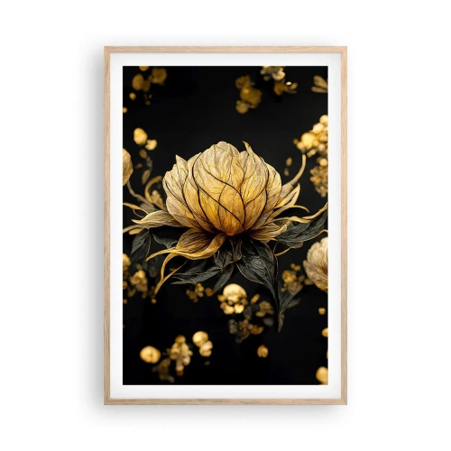 Poster în ramă de stejar deschis - Fragilitate subtilă - 61x91 cm