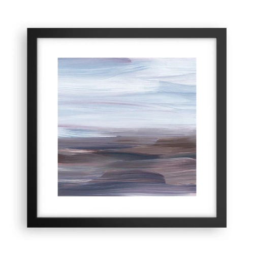 Poster în ramă neagră - Elemente: apă - 30x30 cm