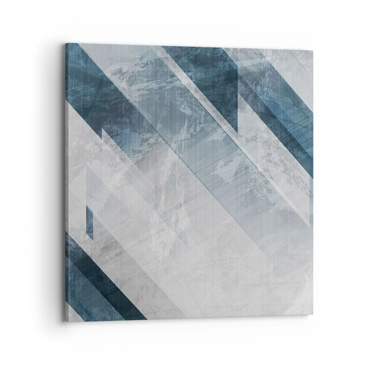 Tablou pe pânză - Compoziția spațială - mișcarea griului - 70x70 cm