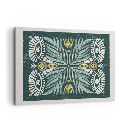 Tablou pe pânză - Ca un decupaj folcloric - 120x80 cm