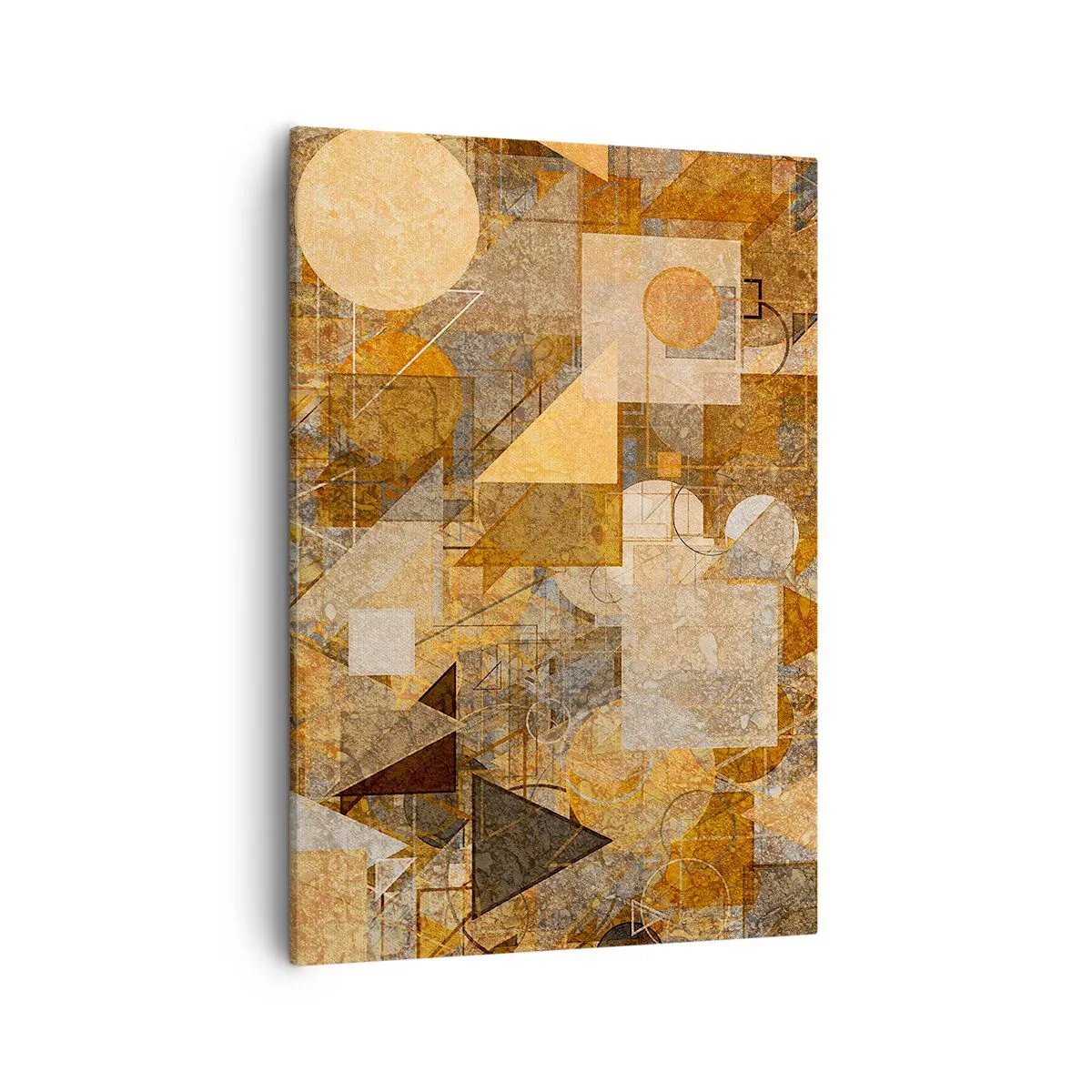 Tablou pe pânză - Studiu cubist de bronz - 50x70 cm