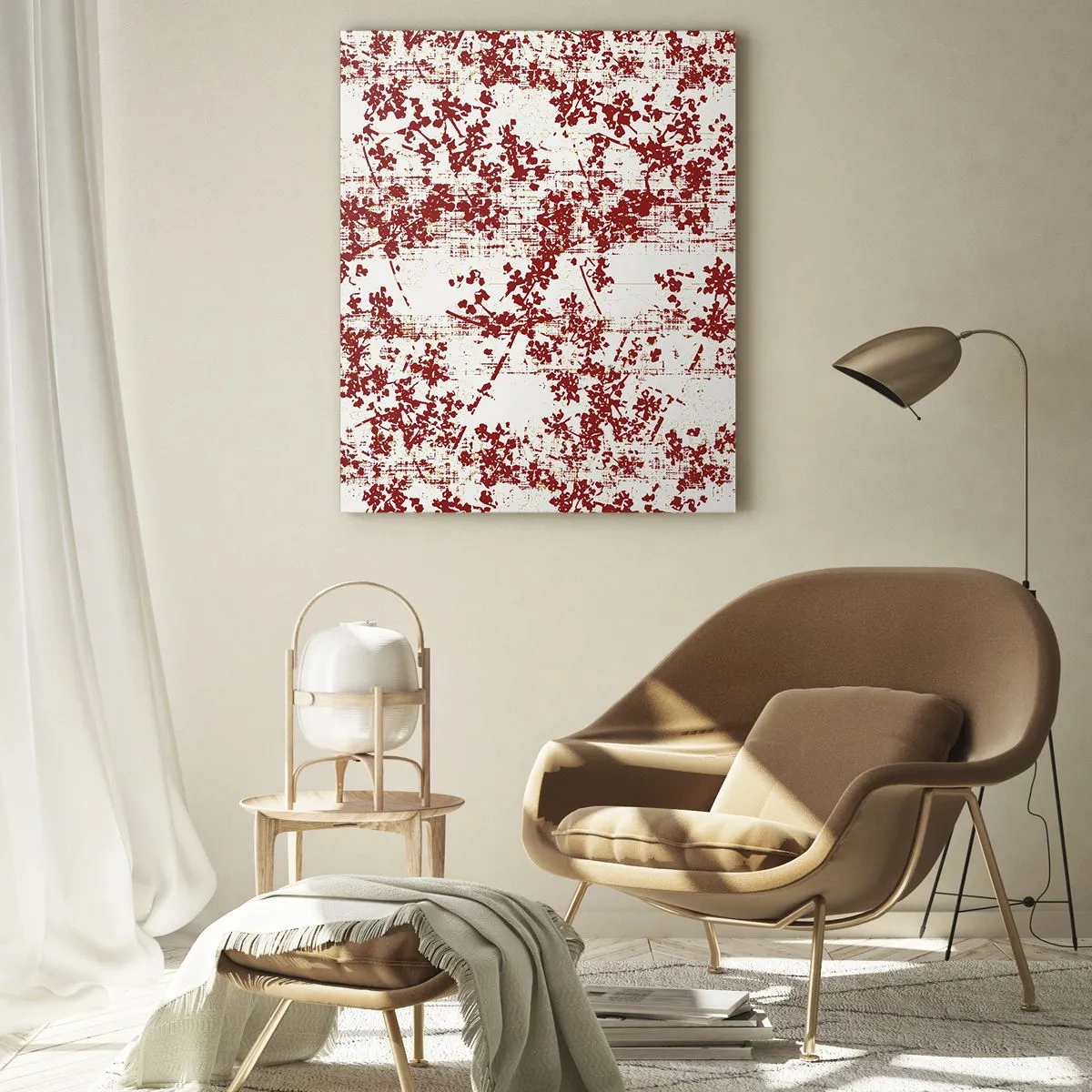 Tablou pe sticlă - Ca un percal vechi - 50x70 cm