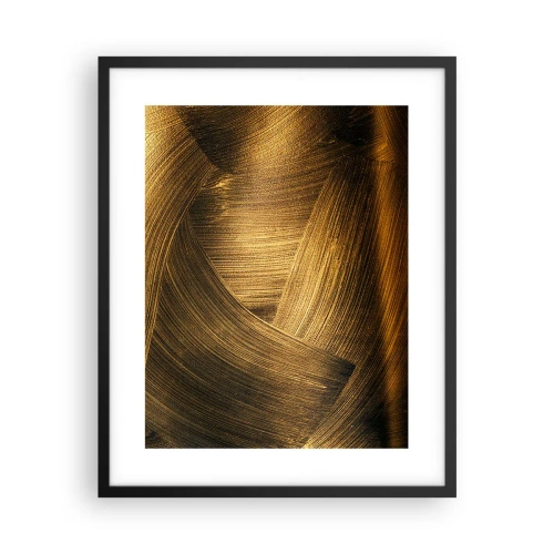 Poster în ramă neagră - Într-un labirint de aur - 40x50 cm