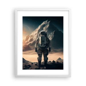 Poster în ramă albă - O nouă provocare - 40x50 cm