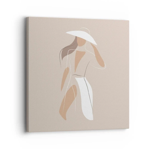 Tablou pe pânză - Moda este distractivă - 30x30 cm