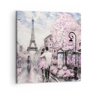 Tablou pe pânză - Dacă ar fi să te îndrăgostești, atunci doar de... - 60x60 cm