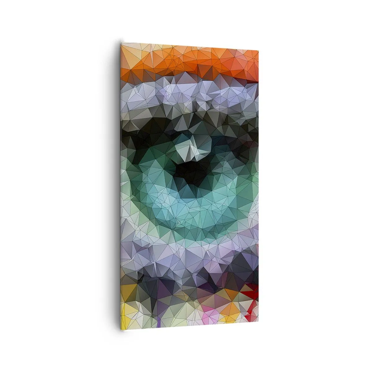 Tablou pe pânză - Strălucire cristalină a ochilor - 65x120 cm