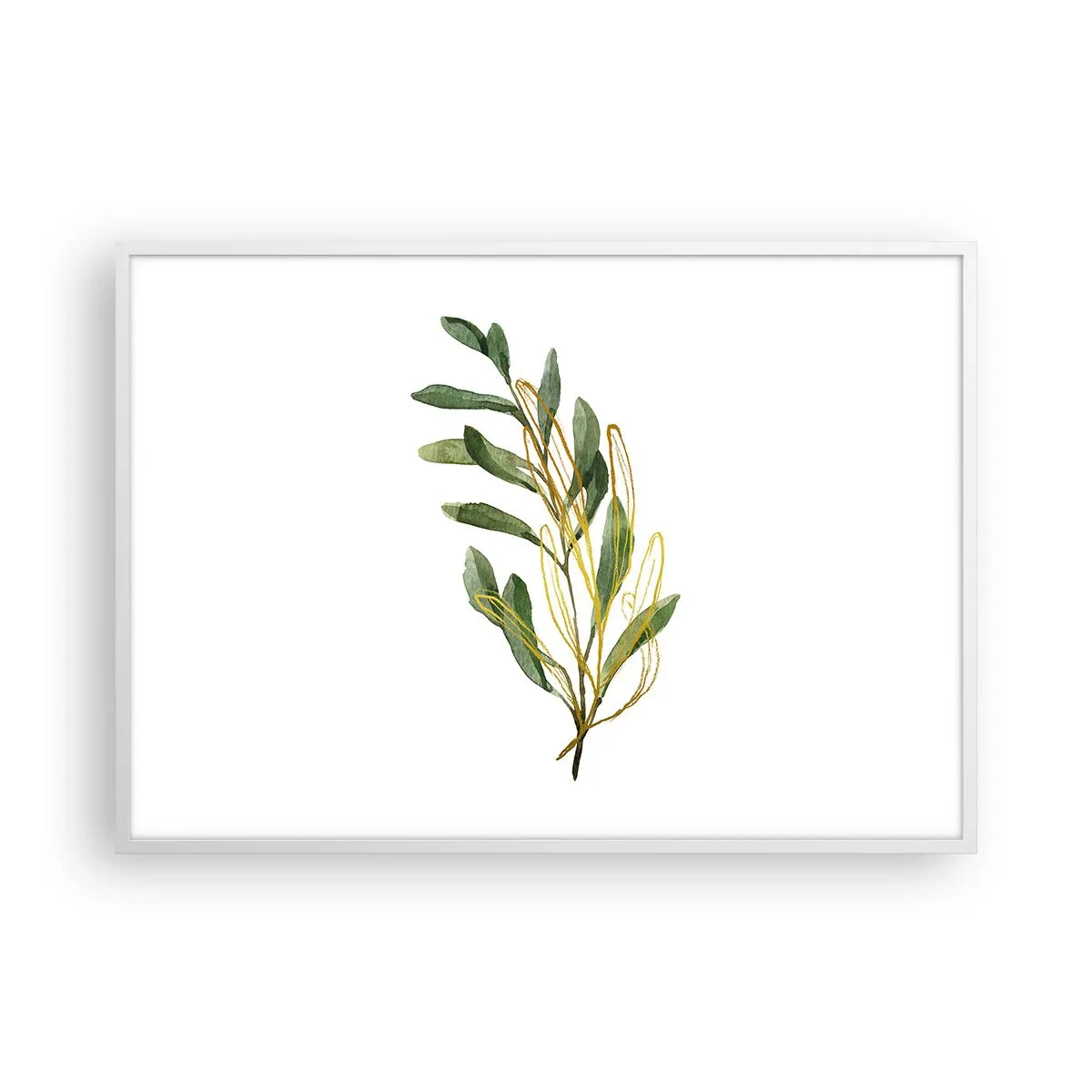 Poster în ramă albă - Toate cele bune - 100x70 cm