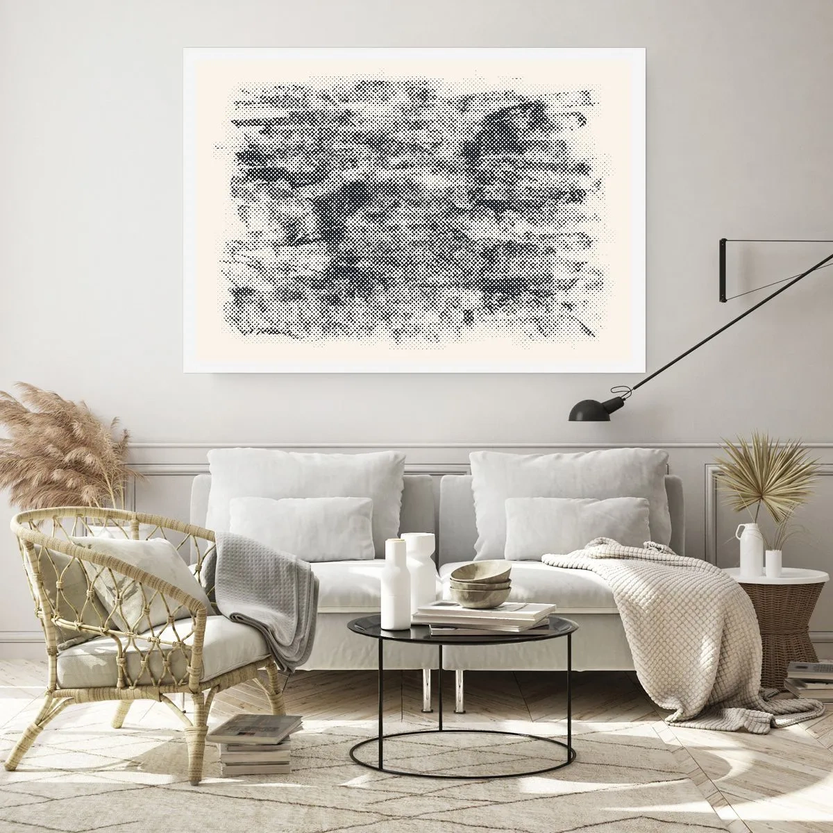 Poster - Compoziție cețoasă - 70x50 cm