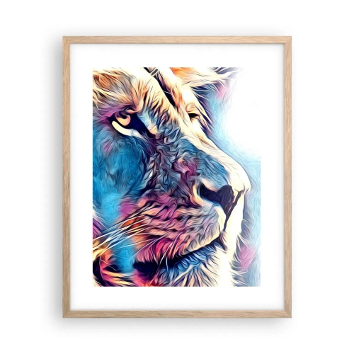 Poster în ramă de stejar deschis - Înțelepciunea naturii - 40x50 cm