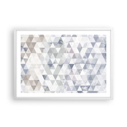 Poster în ramă albă - În ritm de trei - 70x50 cm