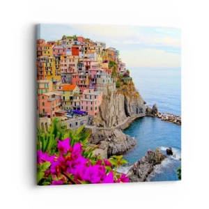 Tablou pe pânză - Un oraș care râde - 30x30 cm