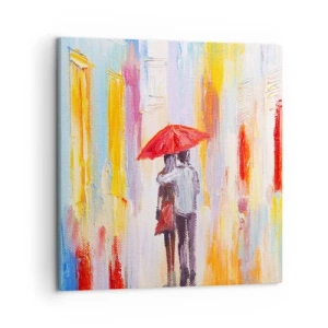 Tablou pe pânză - Să plouă în continuare - 50x50 cm