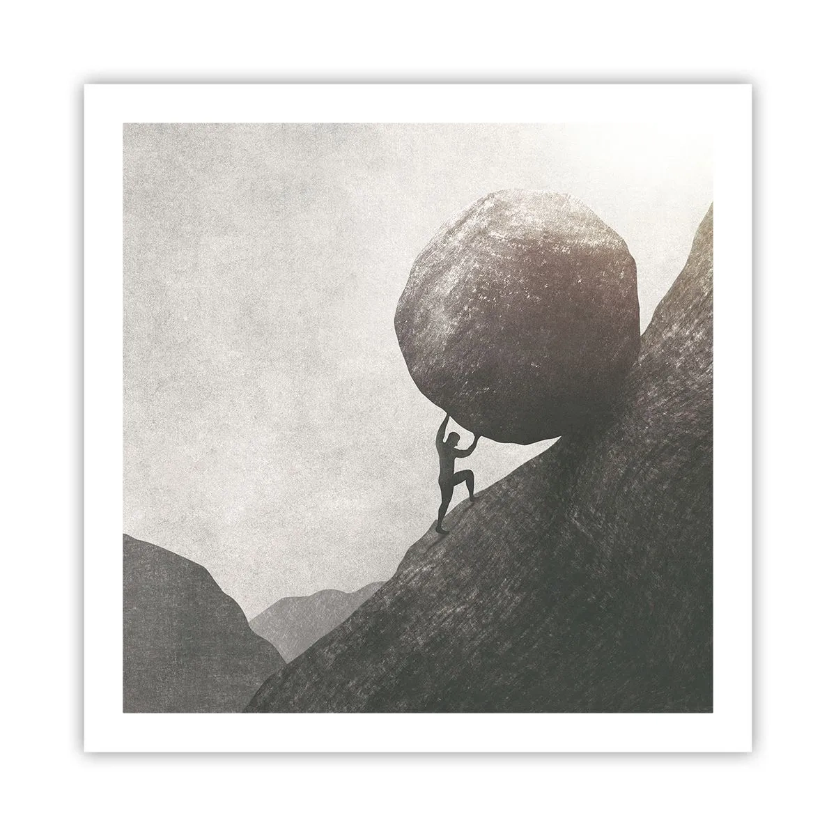 Poster - Cred, în ciuda așteptărilor - 60x60 cm