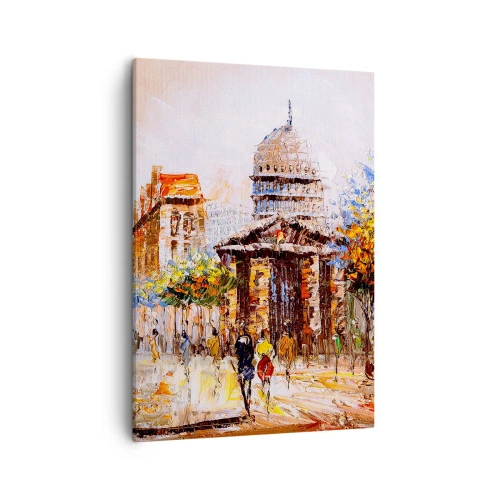 Tablou pe pânză - O plimbare pariziană - 50x70 cm