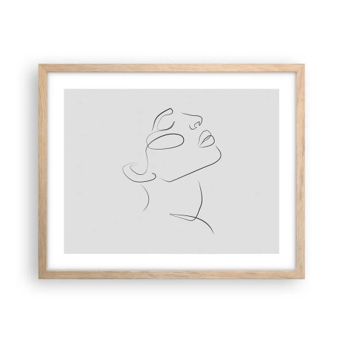 Poster în ramă de stejar deschis - Meandrele unui vis - 50x40 cm