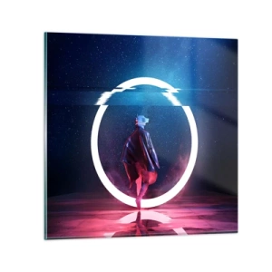 Tablou pe sticlă - Între lumi - 50x50 cm