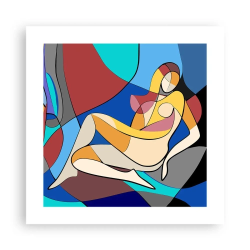 Poster - Nudul cubist - 40x40 cm