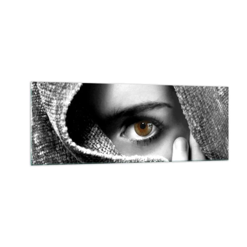 Tablou pe sticlă - Află secretul - 140x50 cm