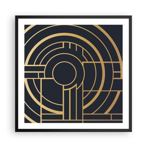 Poster în ramă neagră - Întoarcerea lucrurilor - 60x60 cm