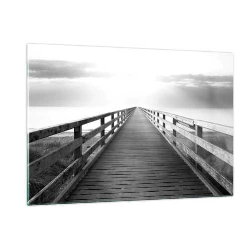 Tablou pe sticlă - Departe, departe... - 120x80 cm