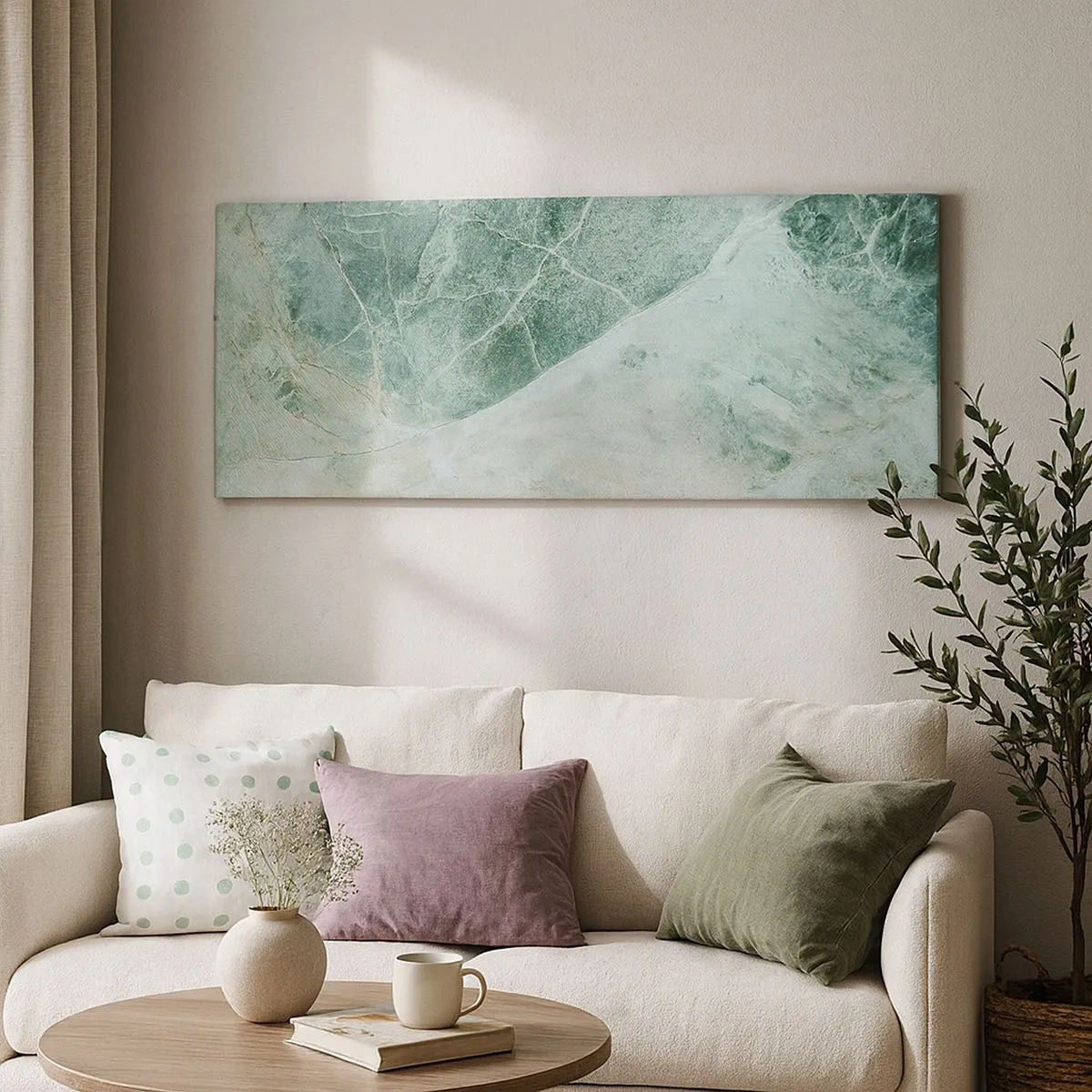 Tablou pe pânză - Răcoarea nobilă a pietrei - 100x40 cm