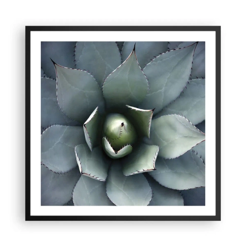 Poster în ramă neagră - Momește și avertizează - 60x60 cm