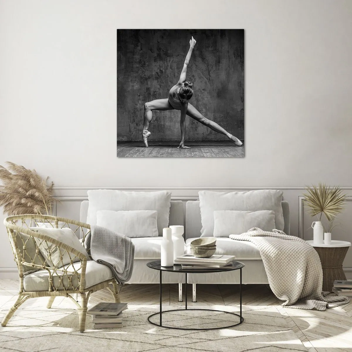 Tablou pe sticlă - Idealul de echilibru - 70x70 cm