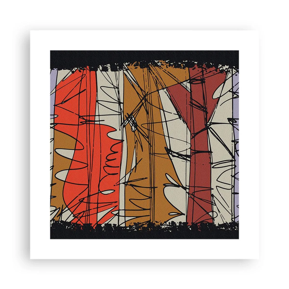 Poster - Compoziție spontană - 40x40 cm