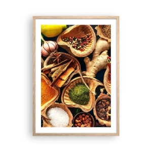 Poster în ramă de stejar deschis - Ia ce vrei - 50x70 cm