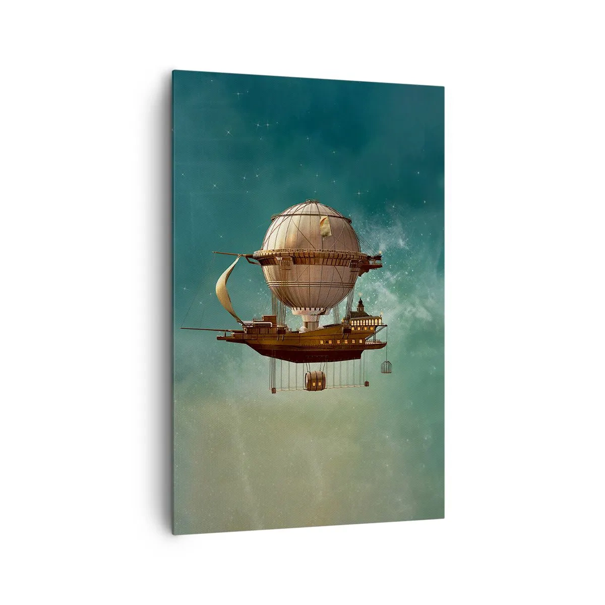 Tablou pe pânză - Jules Verne vă transmite salutări - 80x120 cm