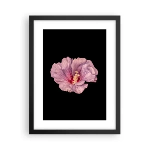 Poster în ramă neagră - Direct la inimă - 30x40 cm