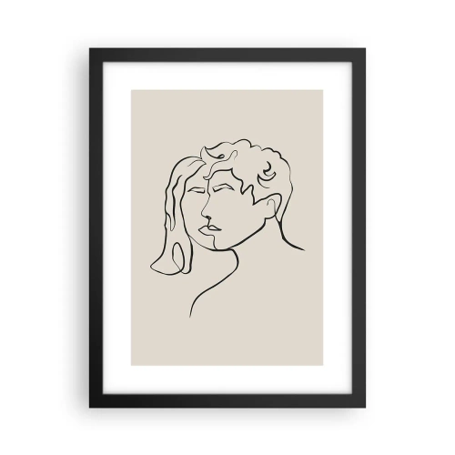 Poster în ramă neagră - Și unitatea s-a făcut - 30x40 cm