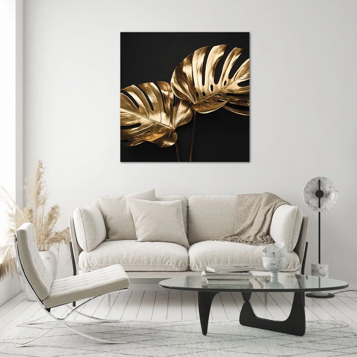 Tablou pe sticlă - Comorile naturii - 70x70 cm